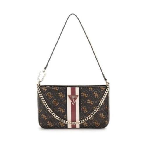 Noelle Mini Damesportemonnee Guess , Brown , Dames