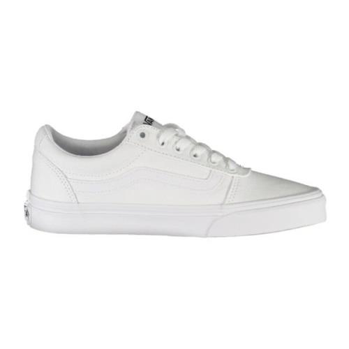 Sportieve witte instappers met contrastdetails Vans , White , Heren