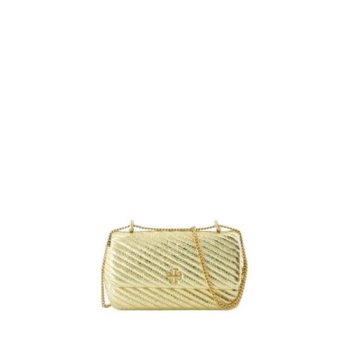 Mini Flap Schoudertas in Goud Tory Burch , Yellow , Dames