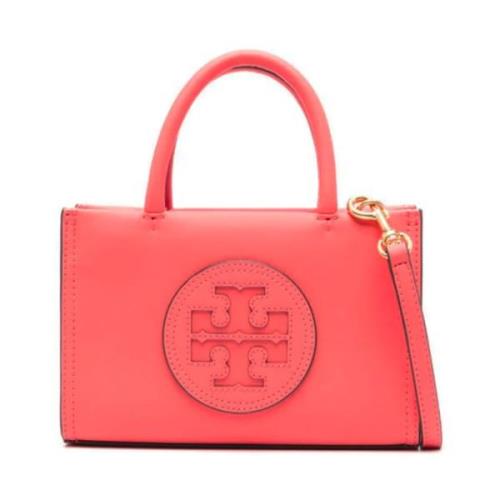 Koraalrode leren tas Tory Burch , Red , Dames