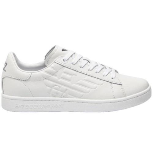 Witte Sneakers Emporio Armani EA7 , White , Heren