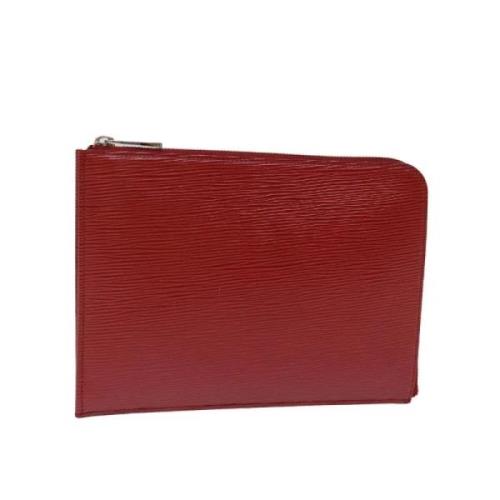 Pre-owned Leather louis-vuitton-bags Louis Vuitton Vintage , Red , Dam...