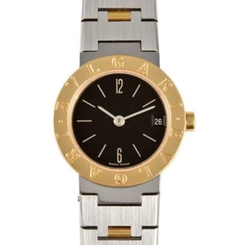 Pre-owned Stainless Steel watches Bvlgari Vintage , Yellow , Dames