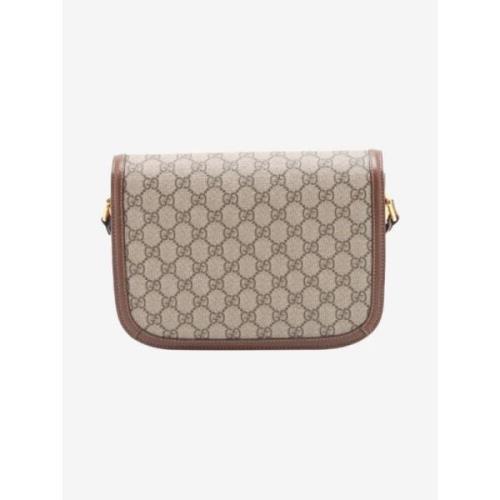 Pre-owned Canvas shoulder-bags Gucci Vintage , Brown , Dames