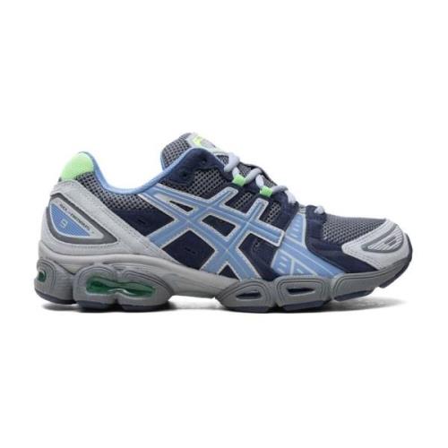 Steel Grey/Blue Harmony Sneakers Asics , Multicolor , Heren