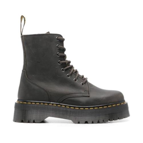 Antracietgrijze Winterlaarzen Dr. Martens , Blue , Dames