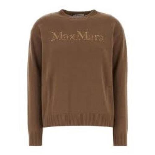 Stijlvolle Top voor Vrouwen Max Mara , Brown , Dames