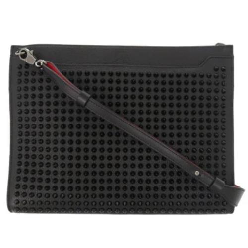 Pre-owned Leather shoulder-bags Christian Louboutin Pre-owned , Black ...