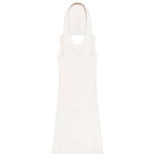 Korte mouw ruimte jurk Courrèges , White , Dames