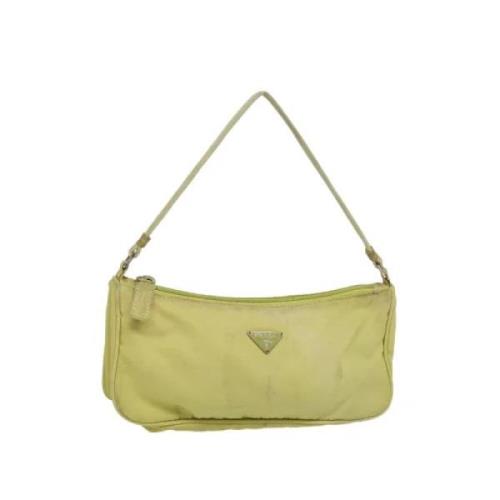 Pre-owned Nylon prada-bags Prada Vintage , Yellow , Dames