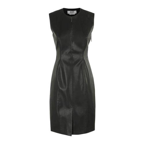 Elegante Jurk voor Vrouwen Msgm , Black , Dames