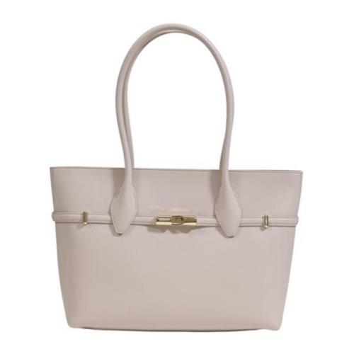 Leren Tote Tas Herfst/Winter Collectie Furla , Gray , Dames