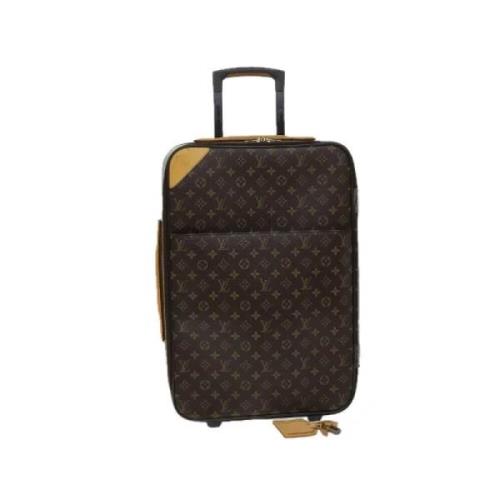 Pre-owned Canvas louis-vuitton-bags Louis Vuitton Vintage , Brown , Da...