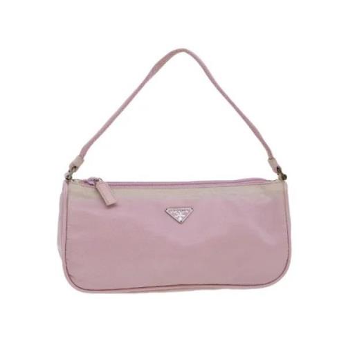 Pre-owned Nylon prada-bags Prada Vintage , Pink , Dames