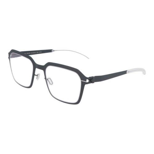 Moderne vierkante metalen montuurbril Mykita , Gray , Unisex