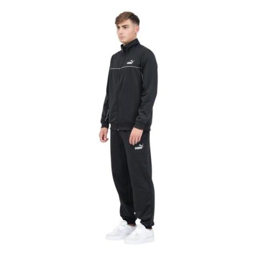 Zwarte heren trainingspak Puma , Black , Heren