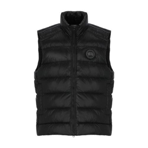 Zwarte Husky jas met hoge kraag Canada Goose , Black , Heren