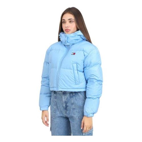 Alaska Puffer Jas in Lichtblauw Tommy Jeans , Blue , Dames