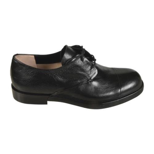 Zwarte platte schoenen DEL Carlo , Black , Dames