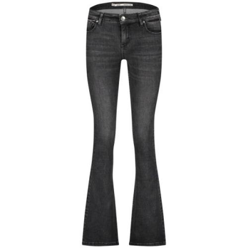 Ultieme Stretch Flare Jeans Eclipse Raizzed , Gray , Dames