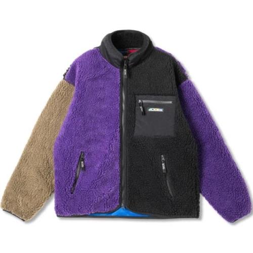 Retro Pile Fleece Panel Jas Manastash , Multicolor , Heren