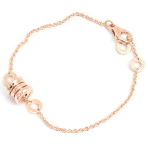 Pre-owned Metal bracelets Bvlgari Vintage , Pink , Dames