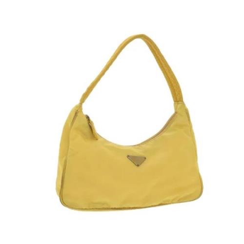 Pre-owned Nylon prada-bags Prada Vintage , Yellow , Dames