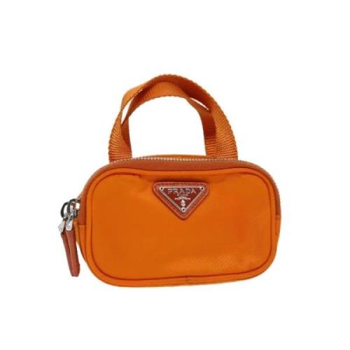 Pre-owned Nylon prada-bags Prada Vintage , Orange , Dames