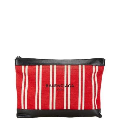 Pre-owned Canvas clutches Balenciaga Vintage , Red , Dames