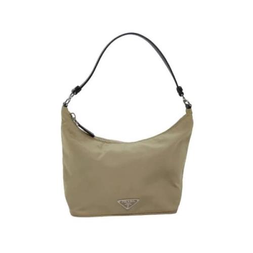 Pre-owned Nylon prada-bags Prada Vintage , Beige , Dames