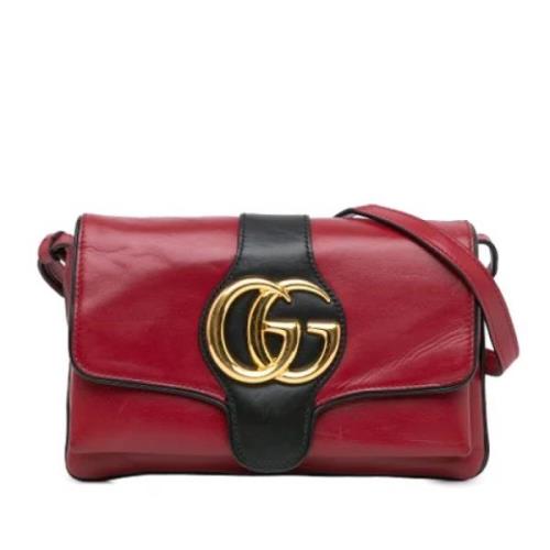 Pre-owned Leather crossbody-bags Gucci Vintage , Red , Dames