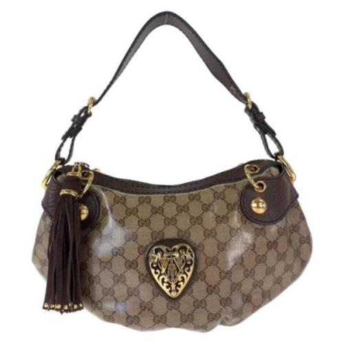 Pre-owned Canvas gucci-bags Gucci Vintage , Brown , Dames