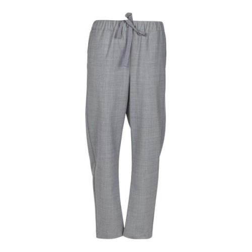 Rechte wollen broek Semicouture , Gray , Dames