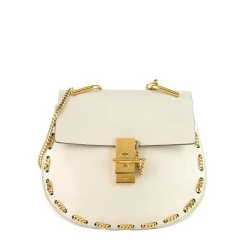 Pre-owned Leather shoulder-bags Chloé Pre-owned , White , Dames