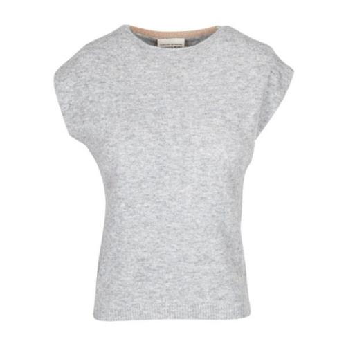 Jessye Gebreide Top Semicouture , Gray , Dames