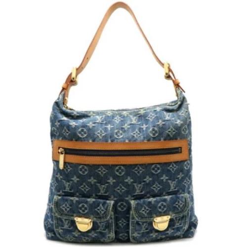 Pre-owned Denim louis-vuitton-bags Louis Vuitton Vintage , Blue , Dame...