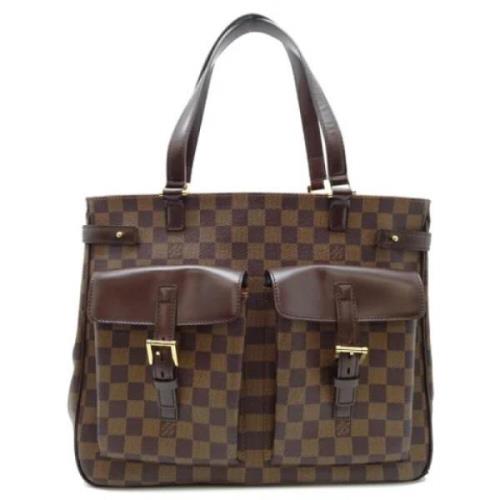 Pre-owned Canvas louis-vuitton-bags Louis Vuitton Vintage , Brown , Da...