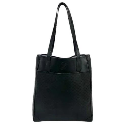 Pre-owned Canvas totes Gucci Vintage , Black , Dames