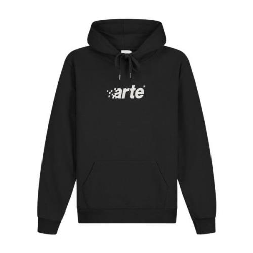 Zwarte hoodie trui Arte Antwerp , Black , Heren