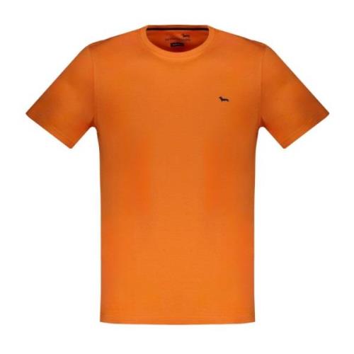 T-Shirt Korte Mouwen Mannen Oranje Harmont & Blaine , Orange , Heren