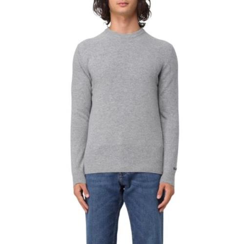 Wol Ronde Hals Wol Trui Woolrich , Gray , Heren