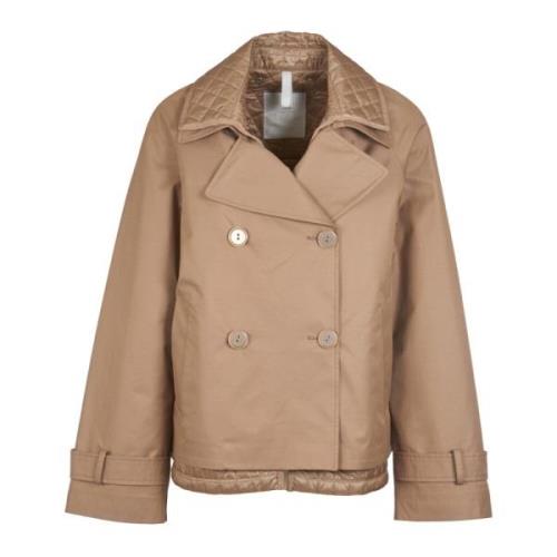 Beige Puffer Coat Duno , Beige , Dames