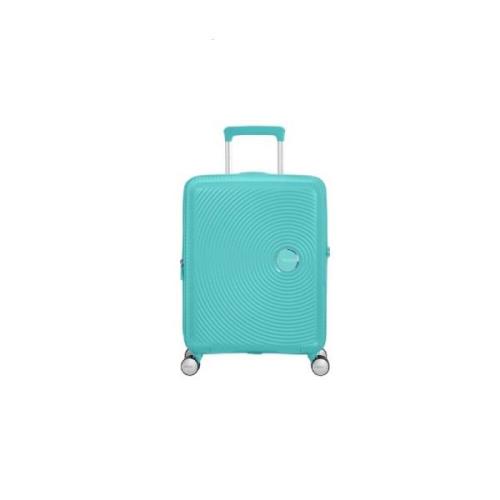 Heldere Blauwe Soundbox Bagage American Tourister , Blue , Unisex