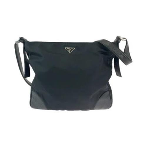 Pre-owned Canvas crossbody-bags Prada Vintage , Black , Dames