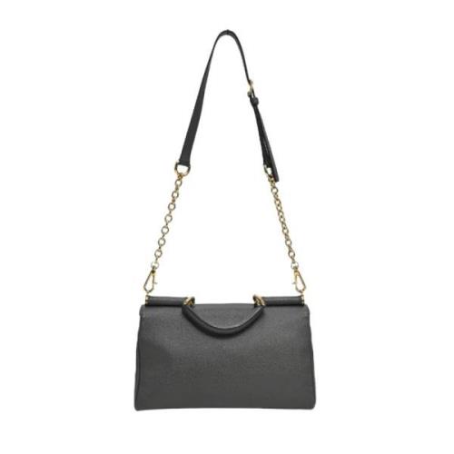 Pre-owned Leather shoulder-bags Dolce & Gabbana Pre-owned , Black , Da...