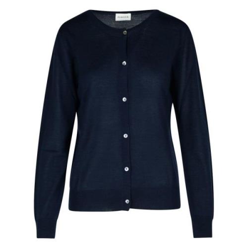 Blauwe Cardigan Sweater voor Vrouwen P.a.r.o.s.h. , Blue , Dames