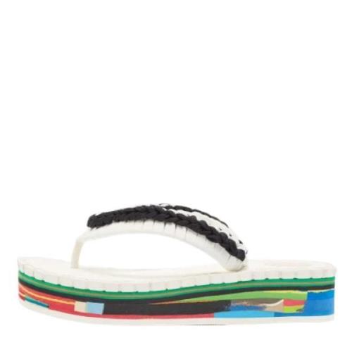 Pre-owned Fabric sandals Chloé Pre-owned , Black , Dames