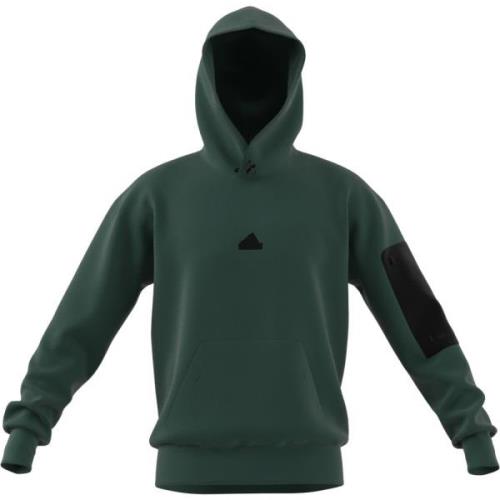 Heren hoodie Adidas , Green , Heren