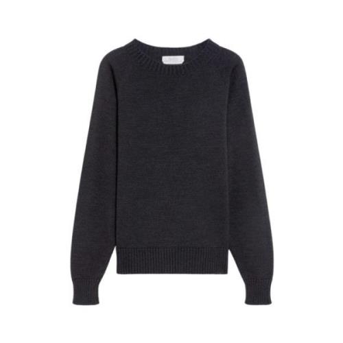 Elegante Crewneck Gebreide Trui voor Herfst/Winter Max Mara , Gray , D...