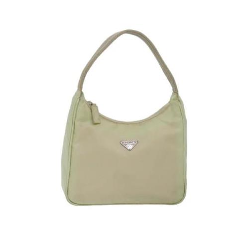 Pre-owned Nylon prada-bags Prada Vintage , Beige , Dames